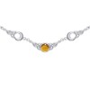 Collier de lune celtique, Ambre