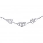 Triquetra Pentacle Necklace