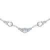 Collier de lune celtique, pierre de lune d’arc-en-ciel Collier de lune celtique, pierre de lune d’arc-en-ciel