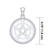 Silver Pentagram Pentacle Pendant Silver Pentagram Pentacle Pendant