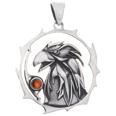 Eagle Totem Pendant, Sterling Eagle Totem Pendant, Sterling