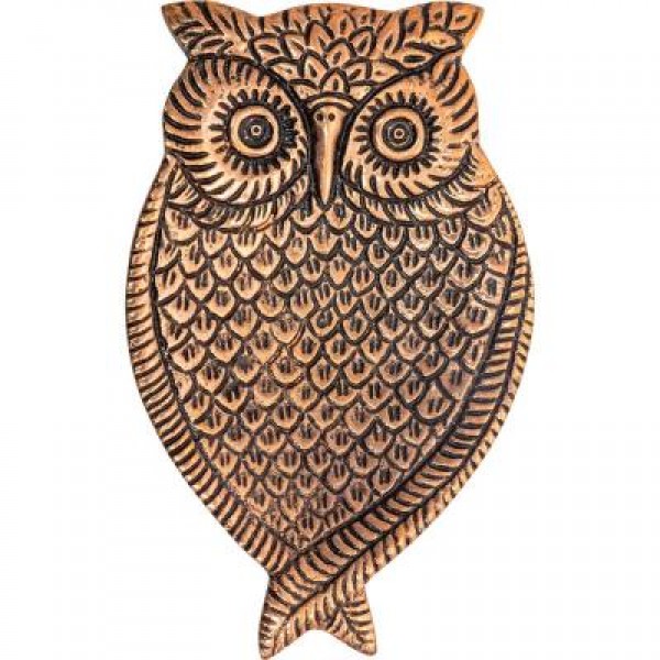 Metal Owl Incense Holder