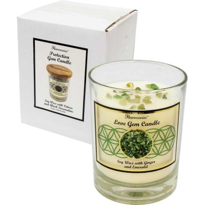 Crystal Soy Candle: Emerald Crystal Soy Candle: Emerald