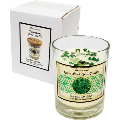 Crystal Soy Candle: Aventurine Crystal Soy Candle: Aventurine