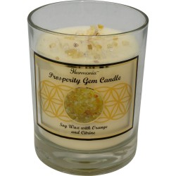 Crystal Soy Candle: Citrine