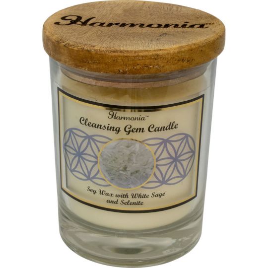 Crystal Soy Candle: Selenite Crystal Soy Candle: Selenite