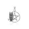 Pendentif Owl Pentacle, Sterling Pendentif Owl Pentacle, Sterling