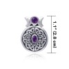 Pendentif Celtic Knot of Realities, Améthyste Pendentif Celtic Knot of Realities, Améthyste