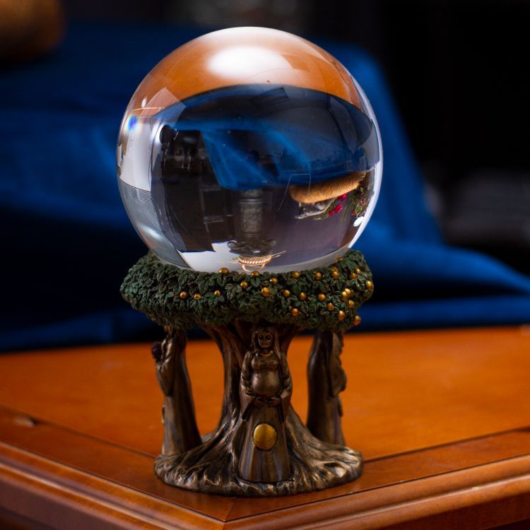 Maiden, Mère, Crone Tree Gazing Ball Maiden, Mère, Crone Tree Gazing Ball