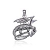 Pendentif dragon endormi, Sterling Pendentif dragon endormi, Sterling