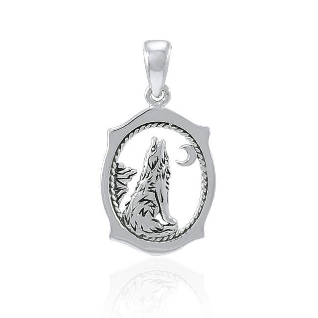 Boucles d’oreilles de loup hurlant, pendentif Boucles d’oreilles de loup hurlant, pendentif