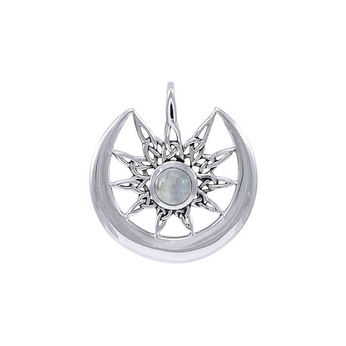 Pendentif Celtic Star Moon, Sterling Pendentif Celtic Star Moon, Sterling