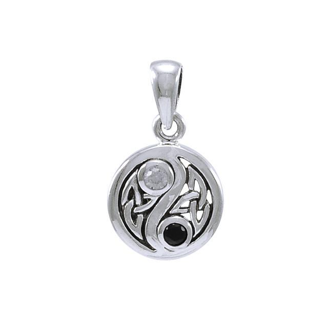 Pendentif celtic de charme de Yin Yang, Sterling Pendentif celtic de charme de Yin Yang, Sterling