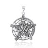 Pendentif Witchy Besom Pentacle, Sterling Pendentif Witchy Besom Pentacle, Sterling