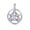 Le pendentif druide d’argent, Pierre de lune Le pendentif druide d’argent, Pierre de lune
