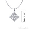 Pendentif dragon celtique de noeud Pendentif dragon celtique de noeud