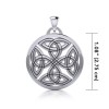 Pendentif Celtic Quaternary Knot, Sterling Pendentif Celtic Quaternary Knot, Sterling