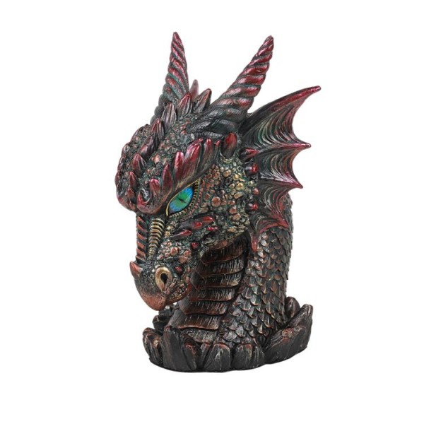 Statue de buste de dragon