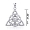 Pendentif Celtic Triquetra Awen, Sterling Pendentif Celtic Triquetra Awen, Sterling
