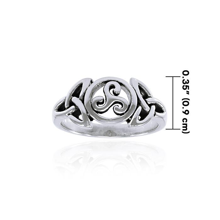 Celtic Spiral Ring, Sterling Celtic Spiral Ring, Sterling