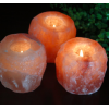 Himalayan Salt Candle Holder, Natural Himalayan Salt Candle Holder, Natural