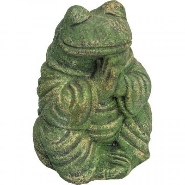 Statue de grenouille priante/méditative