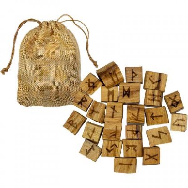 Palo Santo Wood Rune Set, Grade A