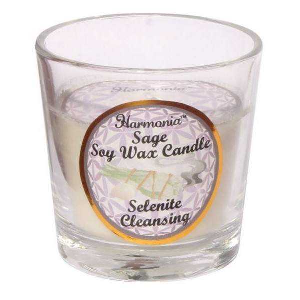 Soy Gem Candle: Selenite, Cleansing