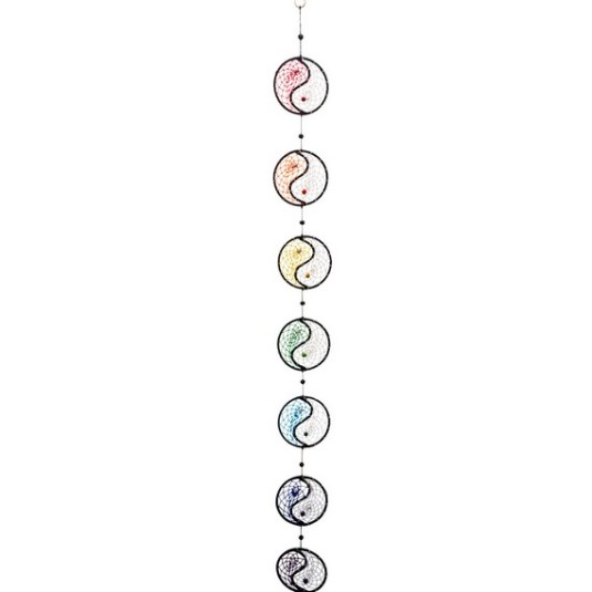 Yin Yang Chakra Suspendu tissé Yin Yang Chakra Suspendu tissé