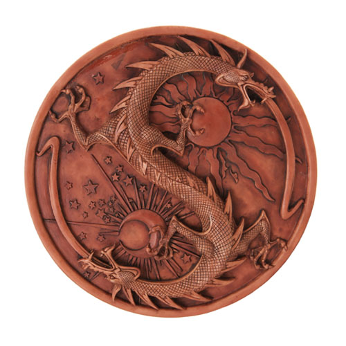Plaque d’alchimie double dragon