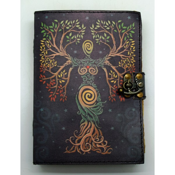 Goddess Tree Leather Journal
