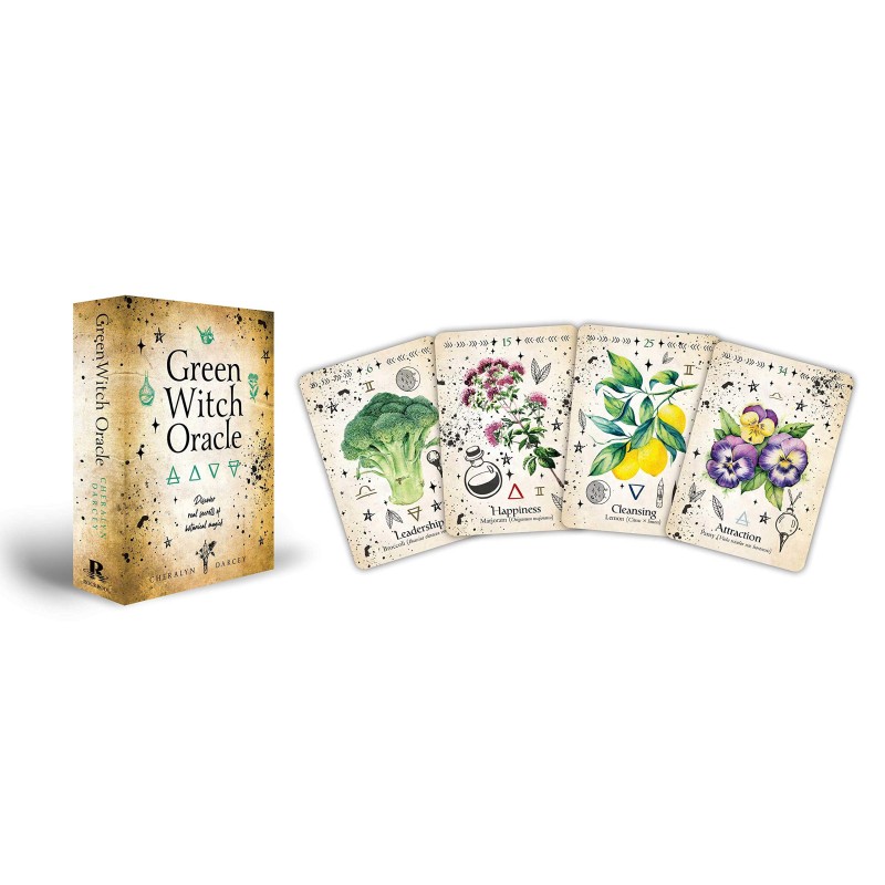 Carte Oracle Sorcière Verte - Cheralyn Darcey Carte Oracle Sorcière Verte - Cheralyn Darcey