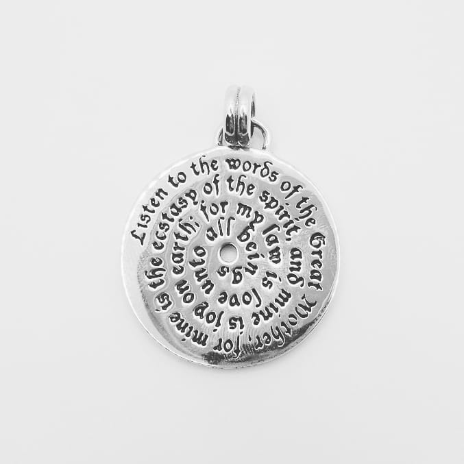 Charge Of The Goddess Medallion, Sterling Charge Of The Goddess Medallion, Sterling