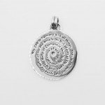 Charge Of The Goddess Medallion, Sterling