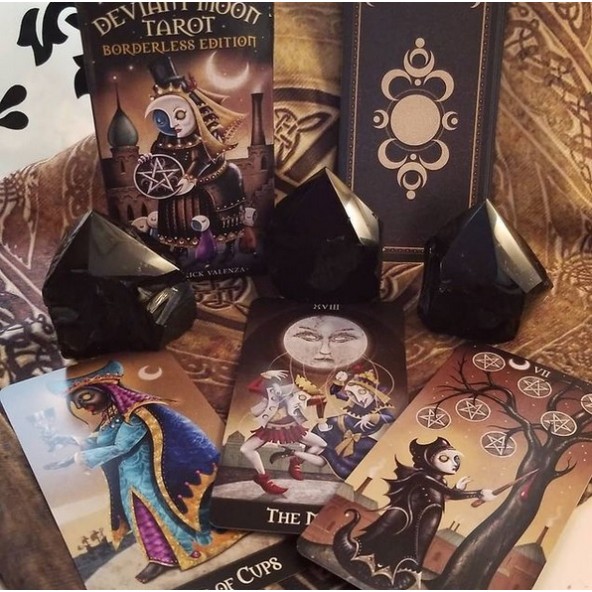 Deviant Moon Tarot Borderless Edition - P Valenza Deviant Moon Tarot Borderless Edition - P Valenza
