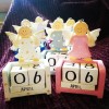 Guardian Angel Perpetual Desk Calendrier - Fait main Guardian Angel Perpetual Desk Calendrier - Fait main