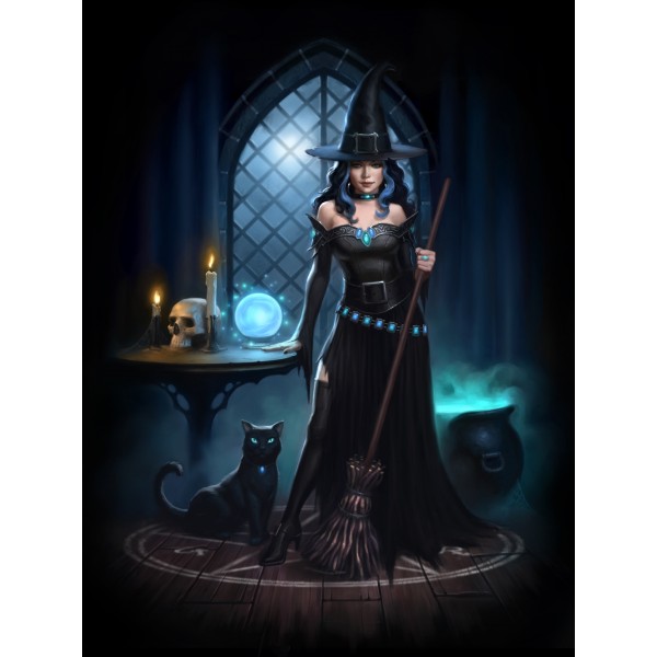 Carte de vœux: Witches Lair
