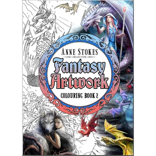 Anne Stokes Coloriage Livre - Nouveau! Anne Stokes Coloriage Livre - Nouveau!