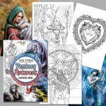 Anne Stokes Coloring Book - New!