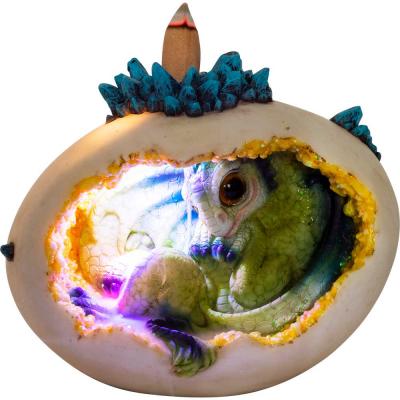 Brûleur d’encens d’oeuf de dragon de chéri Brûleur d’encens d’oeuf de dragon de chéri