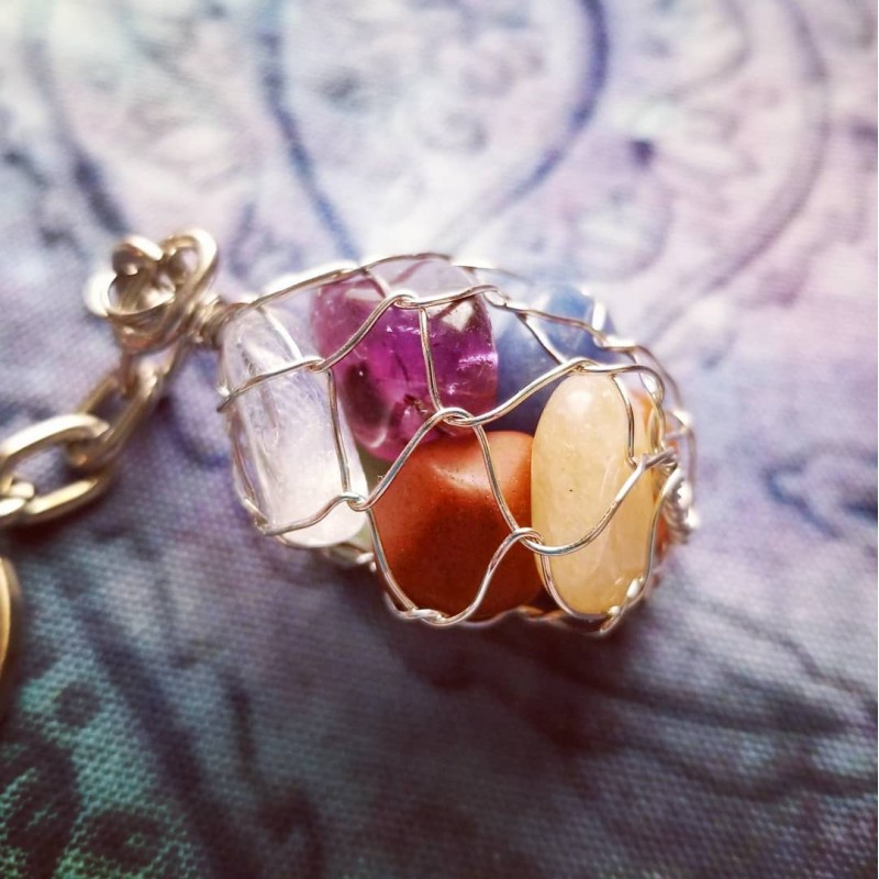 Chakra Gem Keychain Chakra Gem Keychain