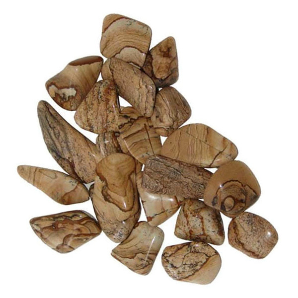 Photo Jasper, Tumbled Photo Jasper, Tumbled