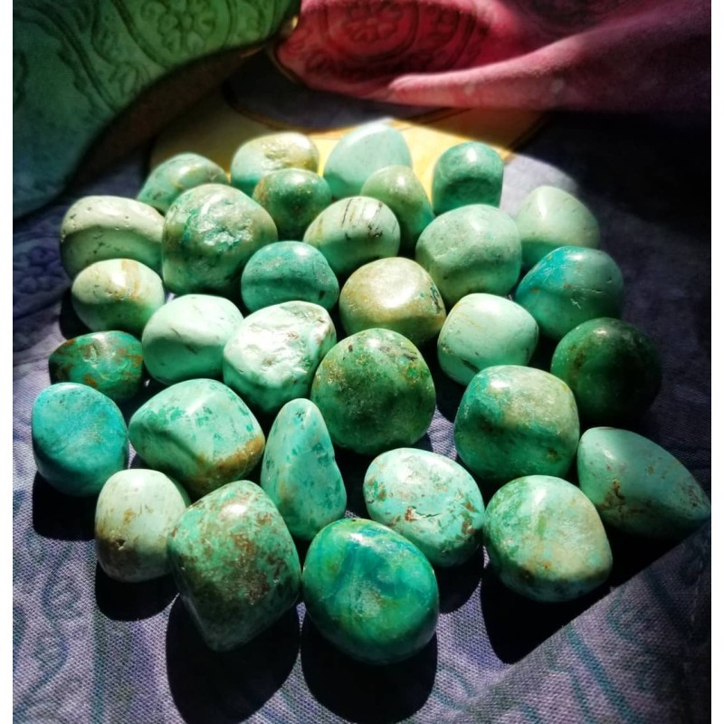 Turquoise tibétain, dégringolé Turquoise tibétain, dégringolé