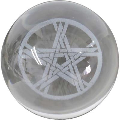 Sphère de Pentacle gravée Sphère de Pentacle gravée