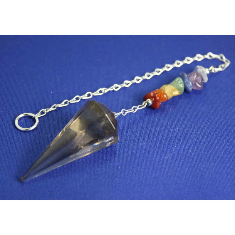 Pendule smokey de chakra de quartz Pendule smokey de chakra de quartz