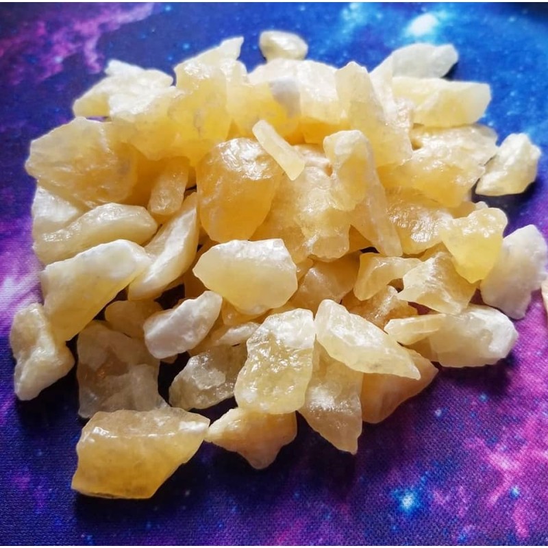 Calcite orange, Brut, 3 pcs Calcite orange, Brut, 3 pcs