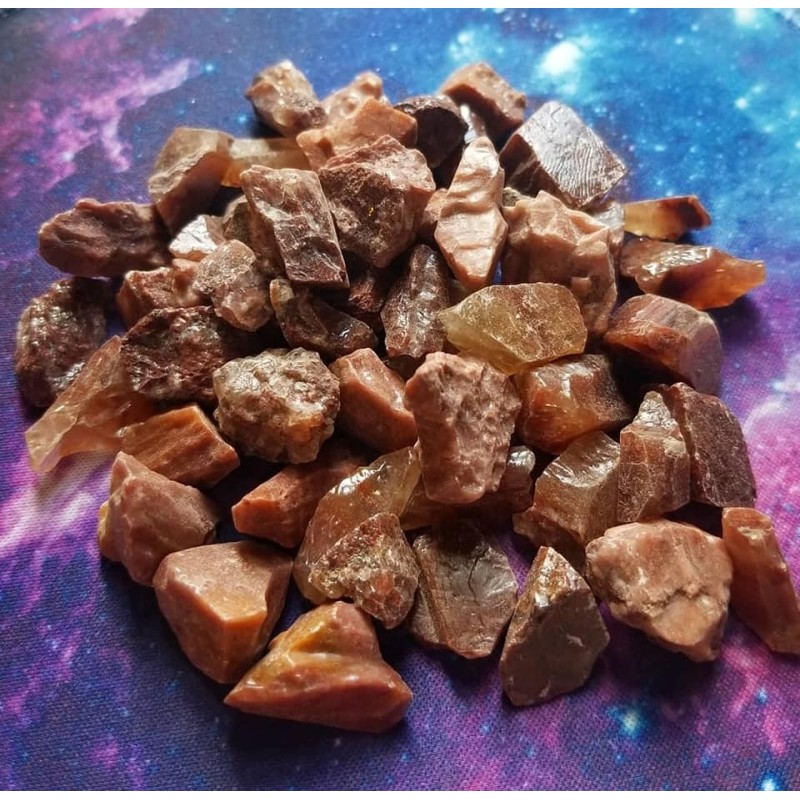 Red Calcite, Raw, 3 pcs Red Calcite, Raw, 3 pcs