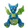Dragon peluche bleu