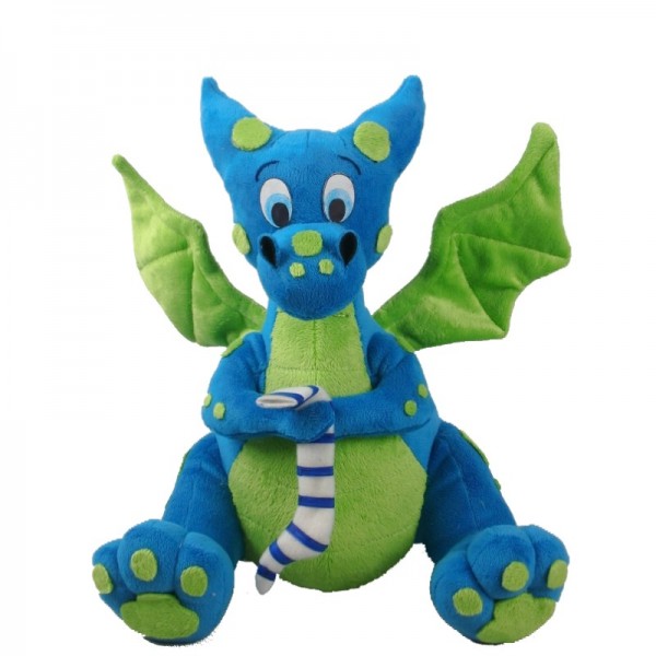 Blue Plush Dragon