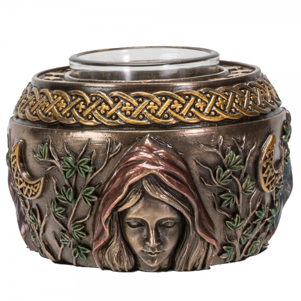 Mother, Maiden, Crone Candle Holder